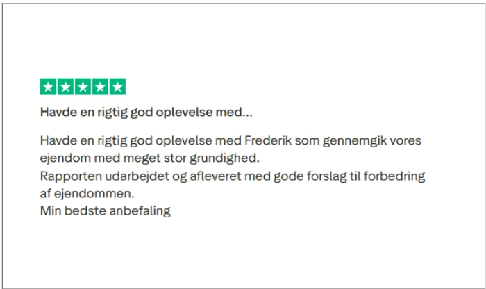 Trustpilot anmeldelse af Enervio om energimærkning